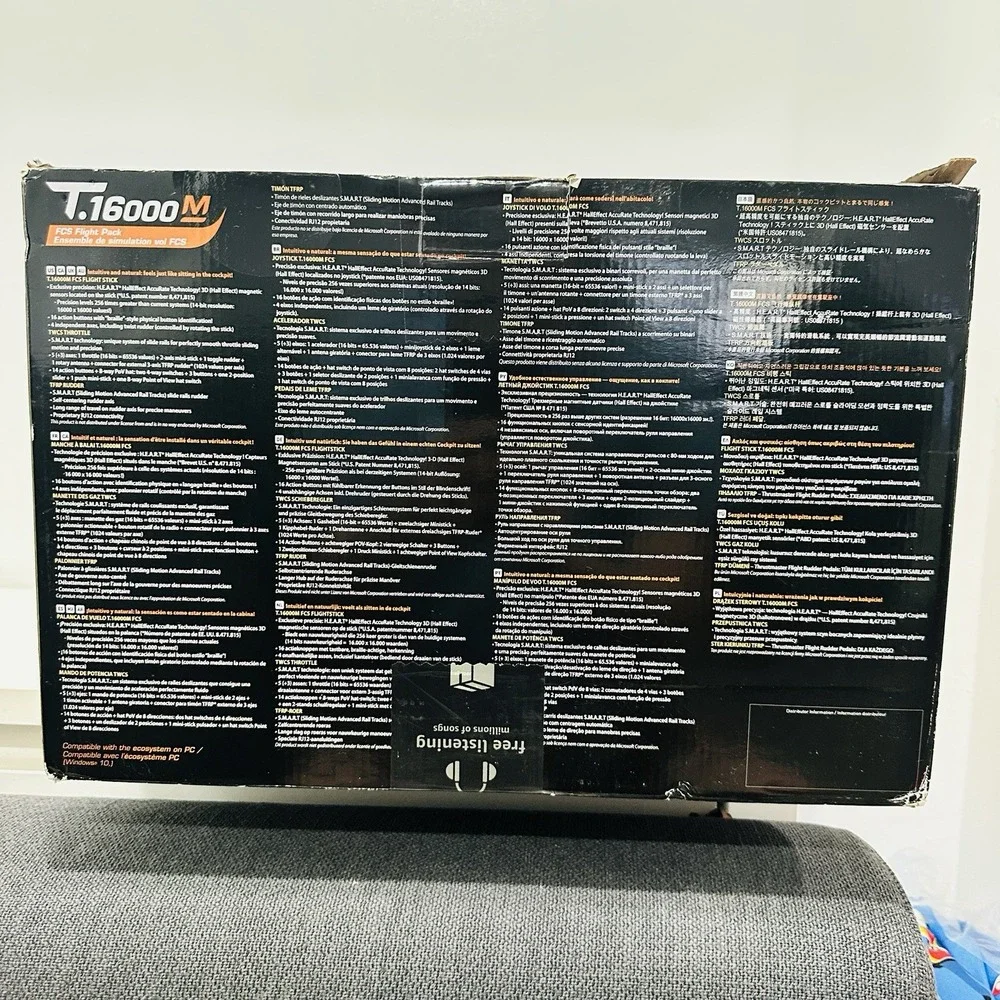 New damaged box Thrustmaster T.16000M FCS Flight Pack 2960782